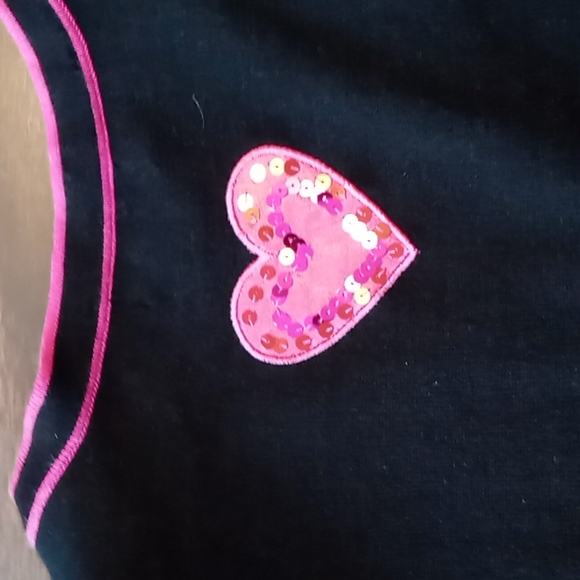 Bobbie Bell Heart Embellishment Cardigan w Heart Buttons and Pin XL - Picture 7 of 8